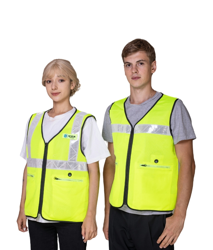 Outdoor Duty Work Wear Water Circulation Cooling Vests Reflective Safety Vests Made