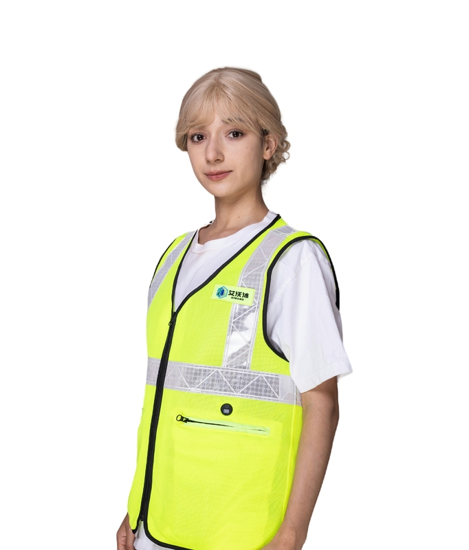 Outdoor Duty Work Wear Water Circulation Cooling Vests Reflective Safety Vests Made